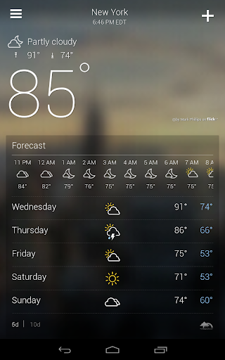 Yahoo Weather