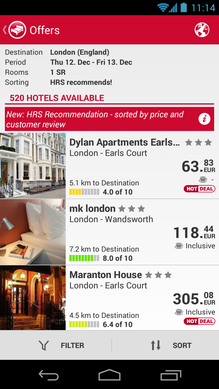 HRS App Screen 3