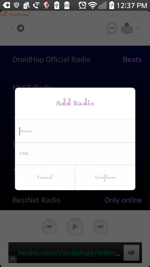    DroidHop Radio Hip Hop SMN- screenshot  