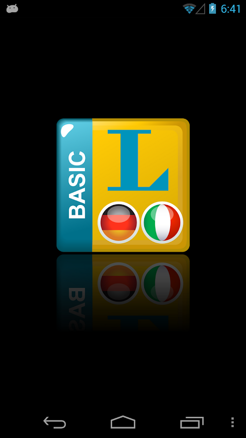 Android application Basic Italienisch screenshort