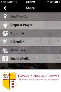 ASU Catholic Newman Center Screenshots 2