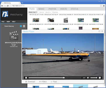WebSharingLite (File Manager) - screenshot thumbnail
