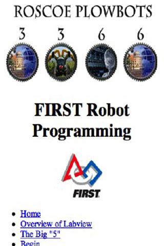 FIRST Robotics Programming