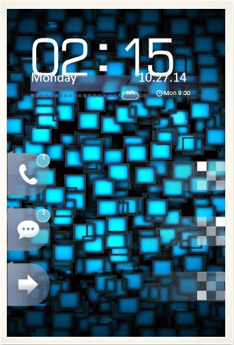 Blue Go Locker Theme