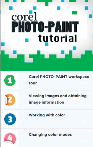 corelphoto-paint tutorial