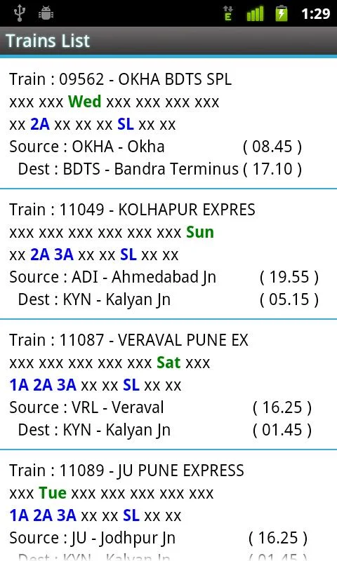 PNR & Indian Rail Enquiry PRO - screenshot