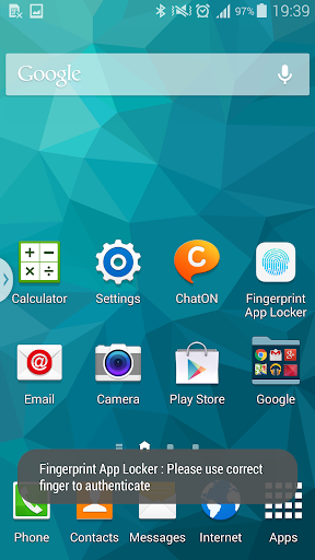 【免費工具App】Fingerprint App Lock [Samsung]-APP點子