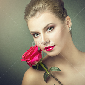 The rose by Cristina Garganciuc - People Portraits of Women