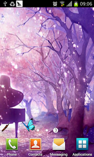 Sakura and Butterfly LWP Screenshots 0