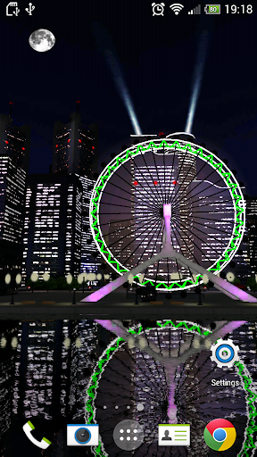 3D Ferris Wheel Live wallpaper