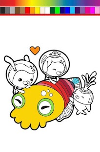 Octonauts Cartoon Coloring