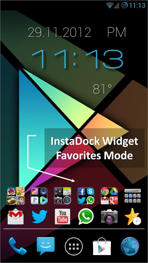 Android application InstaDock Plus Unlocker screenshort