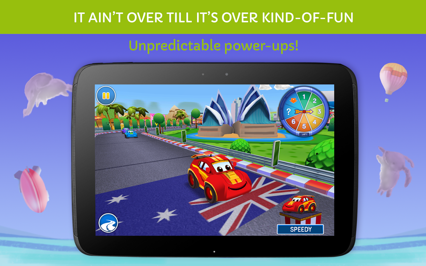 World Racers family board game - screenshot