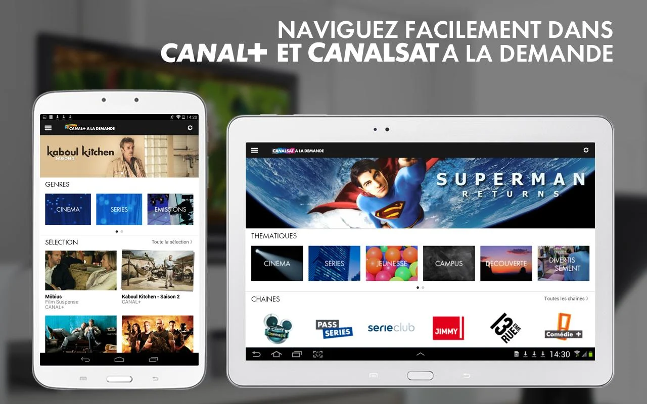 La nouvelle application myCANAL, qui inclut une télécommande Freebox, est  lancée sur Android