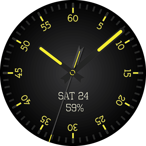 【免費個人化App】Timeless-Yellow Watch Face-APP點子