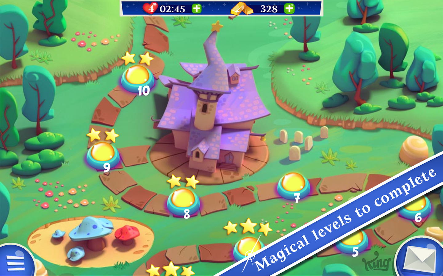 Bubble Witch 2 Saga - screenshot