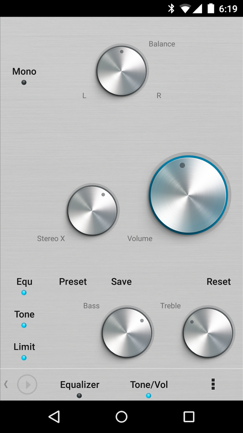 Skin for Poweramp Light Metall Screen 3