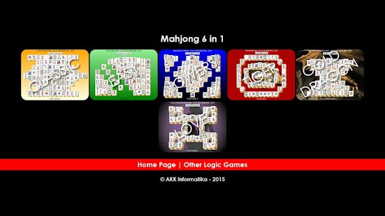  Mahjong Games 6 in 1  