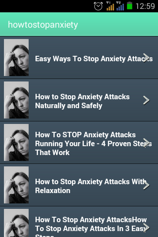 how to stop anxiety