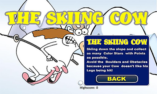 【免費街機App】The Crazy Skiing Cow-APP點子