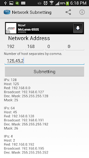 Network Subnetting Screenshots 1