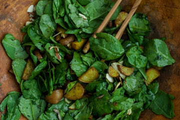 Spinach Curried Red Potato Salad