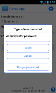 Survey App Lite (ekrano kopijos miniatiūra)  