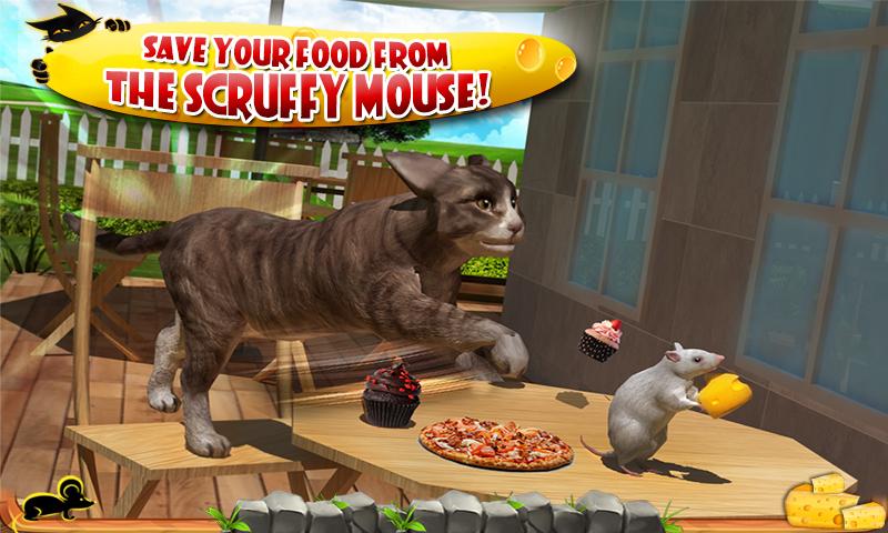 Crazy Cat vs. Mouse 3D Screen 1