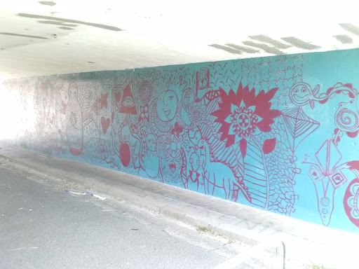 Beringen - Graffiti Tunnel