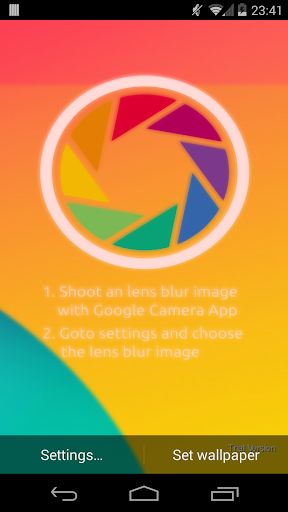 【免費個人化App】Lens Blur Live Wallpaper-APP點子