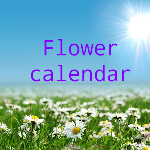 Flower calendar logo