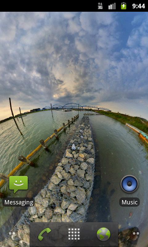 Panorama Live Wallpaper Screen 1