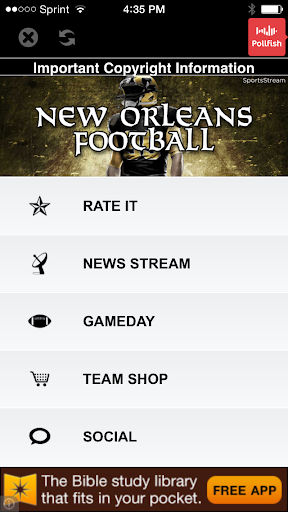免費下載運動APP|New Orleans Football STREAM app開箱文|APP開箱王