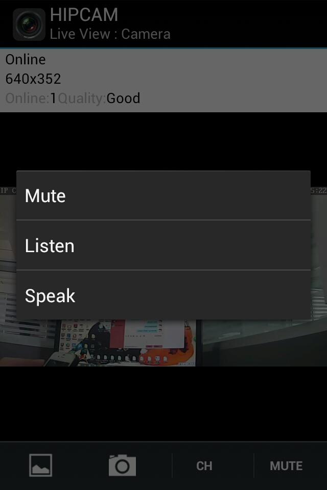 HIPCAM Screen 3
