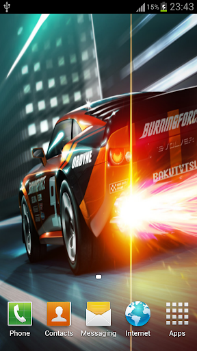 【免費娛樂App】3D Fire Car Wallpaper-APP點子