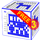 GraphiLogic "Free 3" Puzzles mobile app icon