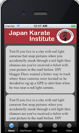 Japan Karate Institute Free poster 2