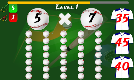 1st - 4th Grade Math Baseball Screenshots 6