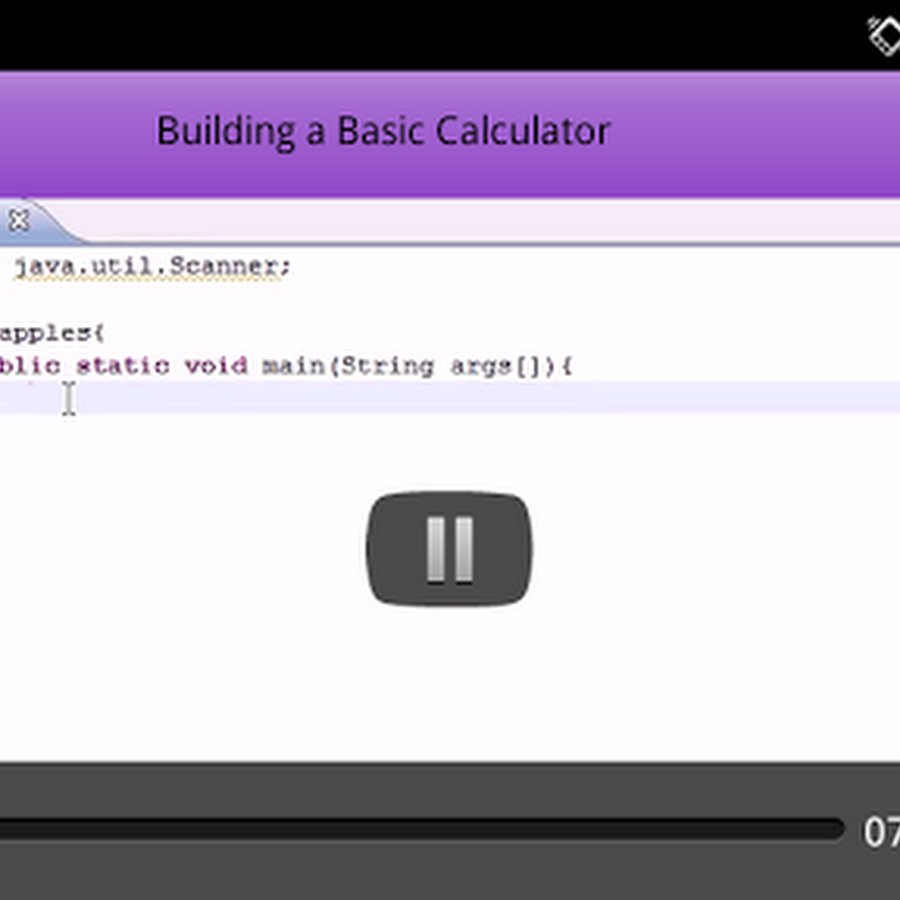 Java Programming - Android Application