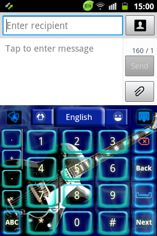 【免費個人化App】GO輸入法霓虹燈搖滾吉他-APP點子