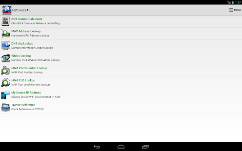Network "Swiss-Army-Knife" Screenshot