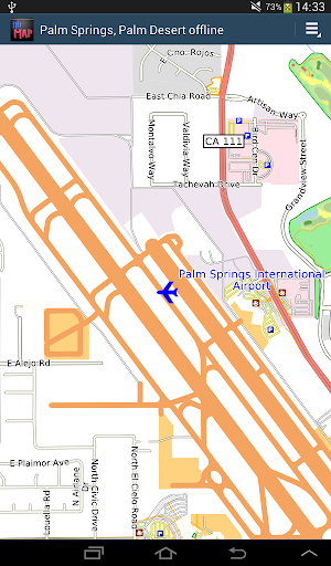 【免費旅遊App】Palm Springs offline map-APP點子