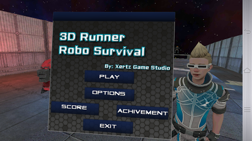 3D Runner Robo Survival