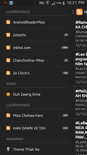 Android Reader Mizo