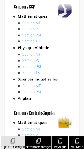 Sujets Corrigés de concours