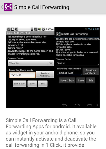 Divert Call Apps