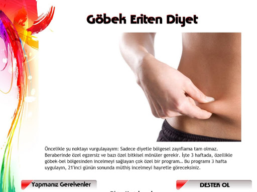 Göbek Eriten Diyet