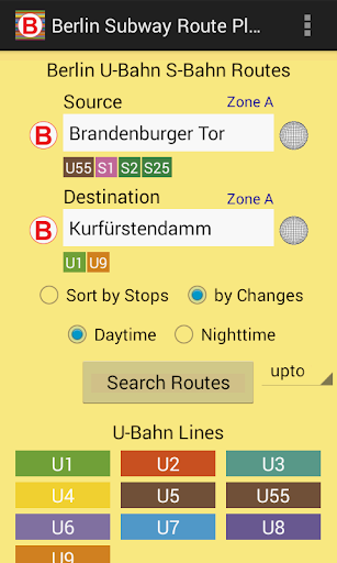 Berlin Subway Route Planner