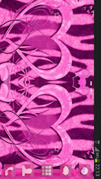 Zebra srdce Theme GO Launcher poster 3