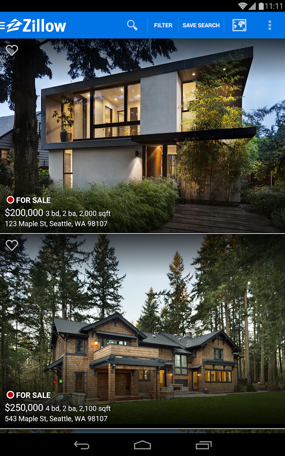 Zillow Real Estate & Rentals - screenshot